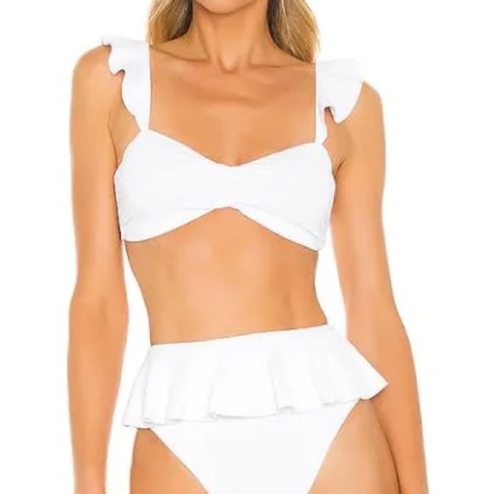 Beach Riot Daisy Bikini Bottom - white/ivory - Picture 2 of 4